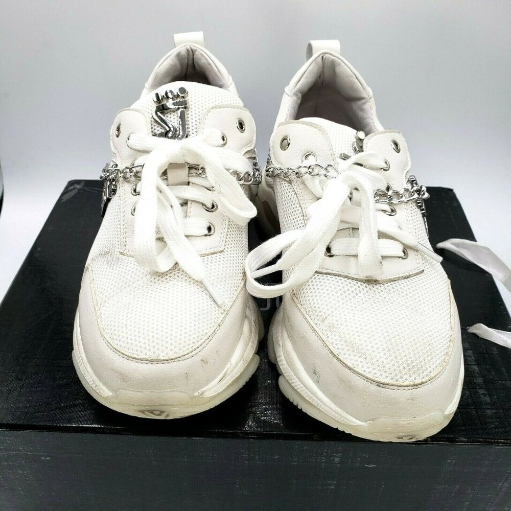 Shane Justin Sneaker Blanco Trainer Size 38/US 6-6.5 womens w Box - Picture 8 of 11